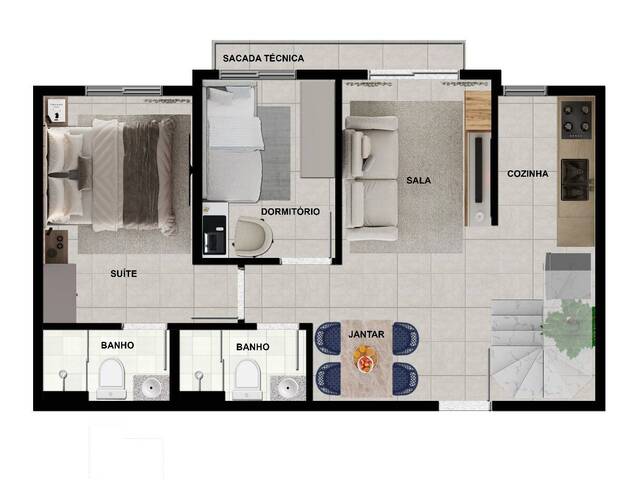 #8904 - Apartamento sem condomínio para Venda em Santo André - SP - 2